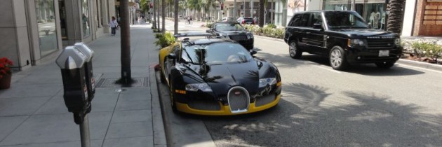 Foto der Woche – Bugatti Veyron auf dem Rodeo Drive, Kalifornien