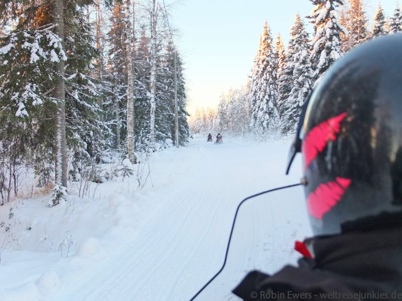 Schneemobil Lappland 05