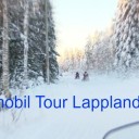 Schneemobil-Tour in Lappland