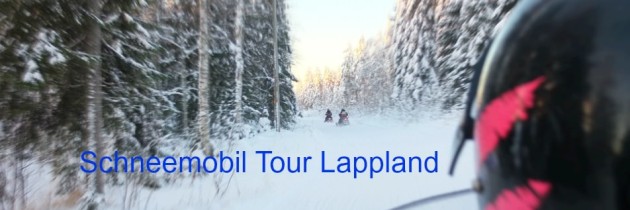 Schneemobil-Tour in Lappland