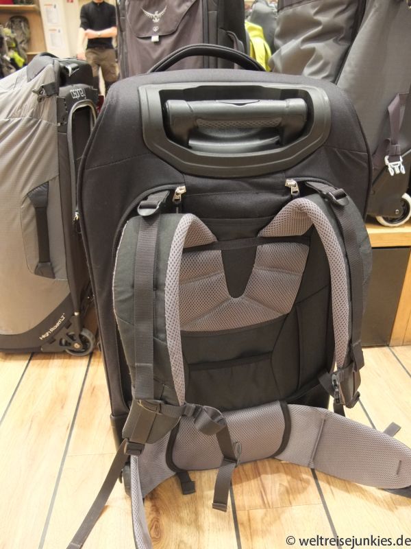 Rucksacktrolley mit offenem Tragesystem