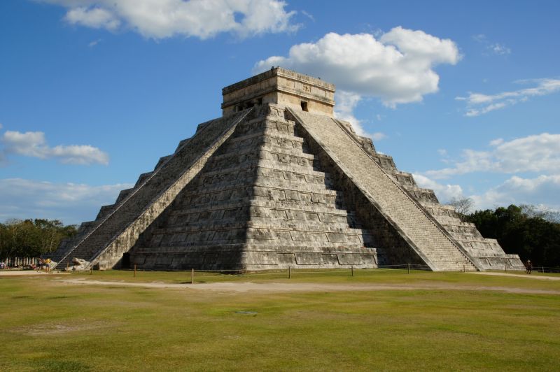 Maya Pyramide in Mexiko 